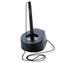 Han 1770-13 Salsa - Bolígrafo (con cadena y soporte de poliestireno, 68 x 40 mm), color negro