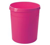 Han 18190 - 56 Seguridad de cesta de papel, plástico, 18 L Luz Rosa