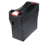 HAN 1901-13 Swing - Caja para carpetas, plástico (397 x 154 x 347 mm), color negro