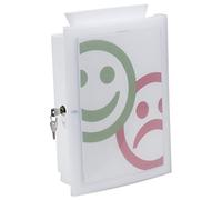HAN 1x Caja de colección IMAGE'IN transparente con cerradura y ranura