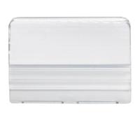 HAN 9001, Placa de soporte para archivadores, Transparente, 10 unidades