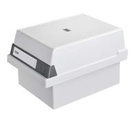 HAN 967-11 - Tarjetero de escritorio (capacidad de 800 tarjetas), gris