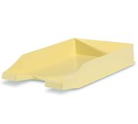 HAN Bandeja para cartas, 1 unidad, organizador de escritorio, material de oficina, material de oficina, bandeja para documentos, hasta formato A4/C4, 1027-X-815, amarillo pastel