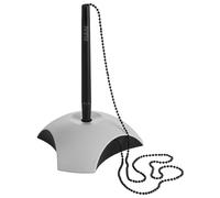 HAN Bolígrafo Han Delta con soporte y cadena (59 x 150 x 59 cm) Gris y negro