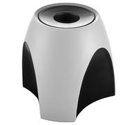 Han Delta - Porta clips magnético (95 x 88 x 95 mm), color gris claro y negro