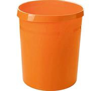 HAN GRIP 18 L Alrededor Polipropileno Naranja - Cubo de basura (18 L, Alrededor, Polipropileno, Naranja, 312 mm, 312 mm)