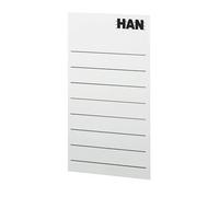Han - HAN Etiquette pour porte-revues, 65 x 104 mm, blanc
