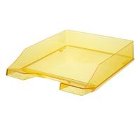 Han Klassik - Bandeja para cartas, DIN A4/C4, apilable, color amarillo transpare