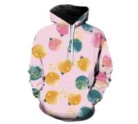 HAN MAN XIU Sudadera con Capucha Estampada con grafitis Abstractos en 3D para Hombre y Mujer, Ropa cómoda para el otoño-Invierno, Estilo Urbano y Casual.