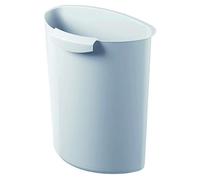 HAN Moon Waste Bin - Paquete de 5 unidades, volumen de 6 litros, elegante y práctico para una perfecta separación de residuos en calidad premium, adecuado para contenedores HAN 18190, 18198, 1834 y 1836, gris claro