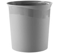 Han Re-LOOP - Papelera (6 unidades, 100% reciclable, 13 L, diseño innovador, elegante y estable, color gris oscuro