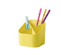 HAN Re-X-LOOP 17238-915 - Portalápices para Lapiceros de Escritorio (100% reciclado), diseño joven, color amarillo