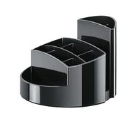 Han Rondo - Organizador de escritorio (9 compartimentos, 1140 x 109 x 140 mm), color negro