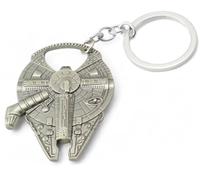 Han Solo`s millenium falcon llavero con abrebotellas nave espacial