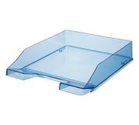 Han Standard - Bandeja para cartas tamaño C4, apilable, color azul transparente