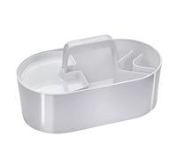 HAN Toolbox LOFT 1200-12 - Caja de herramientas con 4 compartimentos, bandeja extraíble y asa, color blanco