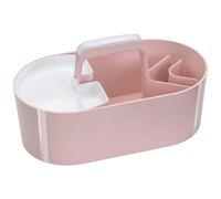 HAN Toolbox LOFT 1200-86 - Caja de herramientas con 4 compartimentos, bandeja extraíble y asa, color rosa