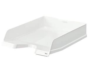 HAN Viva - Bandeja para cartas (DIN A4/C4, apilable, con clip, brillante, 5 unidades), color weiß 5er Pack