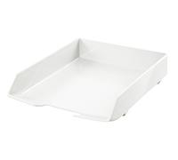 Han Wave - Bandeja apilable para documentos (255 x 66 x 350 mm), color blanco
