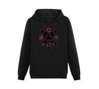 HAN XIANYAN 30 Seconds To Mars Men Black Cotton Hoodies Print Unisex Sweatshirts M