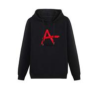 HAN XIANYAN A Pretty Little Liars Men Black Cotton Hoodies Print Unisex Sweatshirts L