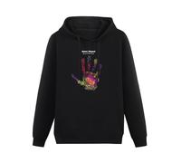 HAN XIANYAN Above and Beyond We Are All We Need Rock Men Black Cotton Hoodies Print Unisex Sweatshirts XL