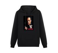 HAN XIANYAN Above The Law Steven Seagal Action Movie Men Black Cotton Hoodies Print Unisex Sweatshirts S