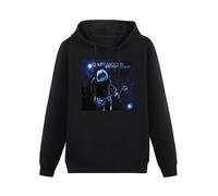 HAN XIANYAN Gary Moore Bad For You Baby Men Black Cotton Hoodies Print Unisex Sweatshirts L