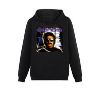 HAN XIANYAN Giorgio Moroder Famous Singer Legend Men Black Cotton Hoodies Print Unisex Sweatshirts L