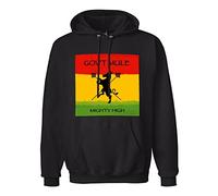 HAN XIANYAN Gov't Mule Mighty High Men Black Cotton Hoodies Print Unisex Sweatshirts M