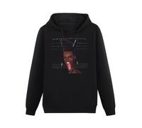 HAN XIANYAN Grace Jones Slave To The Rhythm Album Cover Men Black Cotton Hoodies Print Unisex Sweatshirts L