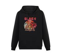 HAN XIANYAN Slash Apocalyptic Love White Band Men Black Cotton Hoodies Print Unisex Sweatshirts L