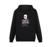 HAN XIANYAN Smug Kryten Red Dwarf Sci Fi TV Show Men Black Cotton Hoodies Print Unisex Sweatshirts 3XL