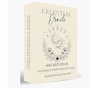 Han Yu Bowen Tarjetas de oráculo celestial - Baraja de afirmación cósmica con arte del universo estrellado, intuición y tarjetas de orientación sí/no para manifestación, visión espiritual y reflexión