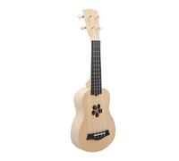 HANABASS 1 juego Kit de Ukelele DIY para Pintar Mano Instrumento Musical para Principiantes Incluye Cuerpo Mástil Cuerdas de Nailon y Accesorios