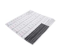HANABASS 1 Pegatinas para Piano Electrónico Autoadhesivas y Extraíbles Diseño para Principiantes Sin Residuos Material Duradero para Memorizar Teclas