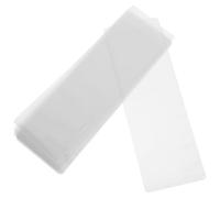 HANABASS 10 Fundas Transparentes Autoadhesivas para Marcapáginas de Pvc, Protectores Prácticos y Creativos para Organizar y Proteger Marcadores en DIY y Lectura