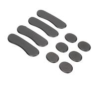 HANABASS 10 piezas Almohadillas Silenciadoras de Juego de Almohadillas de para Batería Accesorios de Percusión Ajustables Reducción de Vibraciones Diseño Duradero y Efecto