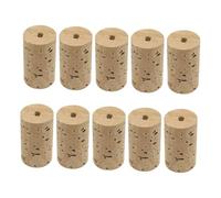 HANABASS 10 Piezas Corcho de flauta corchos pequeños corcho de reparación de instrumentos tapones de corcho para cabeza de flauta reemplazo de corcho partes de instrumentos Beige