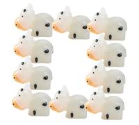 HANABASS 10 Piezas De Pequeñas Figuras En Miniatura Que Brillan En La Oscuridad Pequeñas Figuras para Ocultar Vacas En Miniatura Mini Cosas para Ocultar Mini Vacas Pequeños Animales