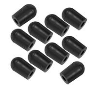 HANABASS 10 Piezas de Tapones de Goma para Cordal de Violonchelo, Almohadillas Antideslizantes de 6mm para Soporte de Tope, Accesorios para Contrabajo y Protección de Suelo