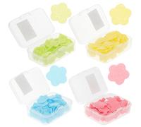 HANABASS 10 Piezas Jabón de Manos de Papel Perfumado Portátil Caja, Tamaño Bolsillo, Ligero y Fácil de Llevar para Uso Diario y Actividades al Aire Libre Color