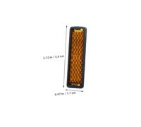 HANABASS 10 Piezas Reflectores de Pedal para Bicicleta Amarillos para Seguridad Nocturna Placas Reflectantes de Advertencia para Bicicleta de y Carretera Fácil Instalación y Alta