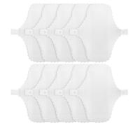 HANABASS 10piezas Paño Menstrual de Algodón Reutilizables y Lavables Compresas Sanitarias Absorbentes para Uso Diario