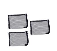 HANABASS 12 Piezas Bolsa Filtro Malla Nylon Negra Reutilizable para Estanque Jardín Acuario Sistema Filtración Exterior