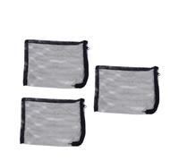 HANABASS 12 Piezas Filtro de Malla de Nylon Negras con Cierre para Acuarios Estanques y Jardines de Resistentes y Reutilizables