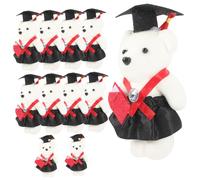 HANABASS 12 Piezas Muñecos de Peluche de Graduación Bear para Decoración de Ramo de Graduación para Doctoras Ocasiones Especiales