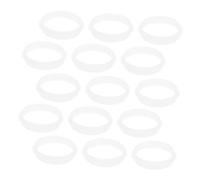 HANABASS 15 Piezas Accesorios Túnel para Hámster Conectores Curvos y Rectos para Jaulas Anillos Desmontables para Expansión y Reemplazo DIY Sistema Modular para Pequeños Roedores