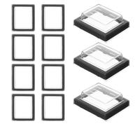 HANABASS 15 piezas Protector para Botón de Emergencia con Cubierta Diseño de Interruptor Tipo Barco Resistente al Polvo y Llama Tapa Protectora para Botones Eléctricos y LED