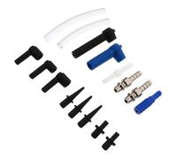 HANABASS 16 Piezas Kit de Conectores Prácticos para Cambio Rápido de Aceite de Freno de Coche Herramienta Duradera y Fácil de Usar para Purgado y Sangrado de Frenos Compatible con Sistemas